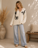 Sweet As Can Be Floral Button Cardigan