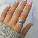 Sleeping Beauty Blue Mesa Turquoise Ring