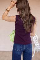 The Pretty Little Button Vest Top