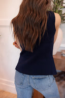 The Pretty Little Button Vest Top