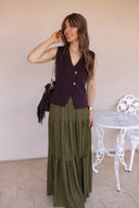 The Pretty Little Button Vest Top
