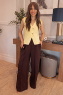 The Pretty Little Button Vest Top
