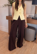 The Pretty Little Button Vest Top