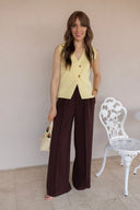 The Pretty Little Button Vest Top