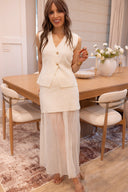 The Pretty Little Button Vest Top