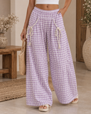 The Coquette Gingham Trouser Pant