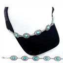 Turquoise Concho Hat Chain