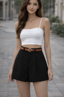 Black Mini Skort