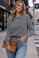 Classic Oversized Stripe Sweater