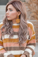 Boho Vibes Clay Macrame Earrings-Earrings-Rae Collective, Women's Online Fashion Boutique Located in Phoenix, Arizona (Scottsdale Area)