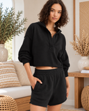 V-Neck Lightweight Hoodie