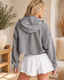 V-Neck Lightweight Hoodie