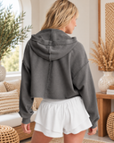 V-Neck Lightweight Hoodie
