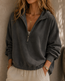 V-Neck Lightweight Hoodie