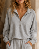 V-Neck Lightweight Hoodie