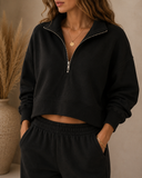 V-Neck Lightweight Hoodie
