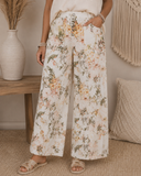 Vintage Blossom Palazzo Jeans