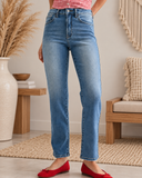 Vintage Ease Stretch Straight Jeans