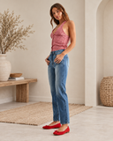 Vintage Ease Stretch Straight Jeans