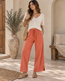 Vintage Wash Wide Leg Lounge Pants