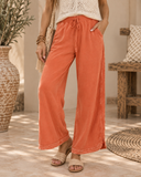 Vintage Wash Wide Leg Lounge Pants