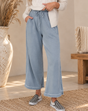 Vintage Wash Wide Leg Lounge Pants