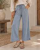 Vintage Wash Wide Leg Lounge Pants