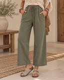 Vintage Wash Wide Leg Lounge Pants