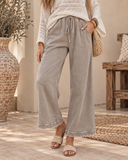Vintage Wash Wide Leg Lounge Pants