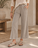 Vintage Wash Wide Leg Lounge Pants