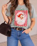 Vintage Coquette Santa Graphic Tee