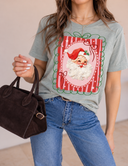 Vintage Coquette Santa Graphic Tee