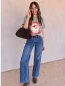 Vintage Coquette Santa Graphic Tee