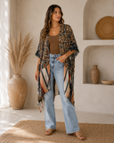 Vintage Inspired Paisley Kimono