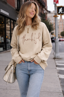 Thankful POCKET Embroidered Sweatshirt
