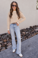 Long Sleeve Stripe Sweater