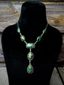 Reya's Stone Drop Necklace-Necklaces-Rae Collective, Women's Online Fashion Boutique Located in Phoenix, Arizona (Scottsdale Area)