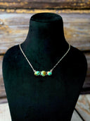 Mini Hubei Turquoise Bar Necklace-Necklaces-Rae Collective, Women's Online Fashion Boutique Located in Phoenix, Arizona (Scottsdale Area)