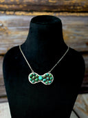Turquoise Bow Cluster Necklace-Necklaces-Rae Collective, Women's Online Fashion Boutique Located in Phoenix, Arizona (Scottsdale Area)