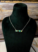 Multi Turquoise Bar Necklaces-Necklaces-Rae Collective, Women's Online Fashion Boutique Located in Phoenix, Arizona (Scottsdale Area)