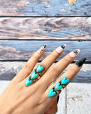 Yours Truly Turquoise Heart Ring MADE TO ORDER-Ring Sizers-Rae Collective, Women's Online Fashion Boutique Located in Phoenix, Arizona (Scottsdale Area)