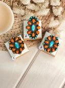 Amber and Orange Muhave Rings 3