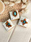 Amber and Orange Muhave Rings 6