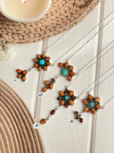 Amber and Orange Muhave Necklace 8