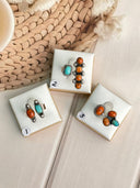 Amber and Orange Muhave Rings 7