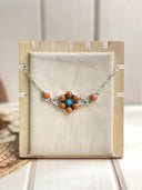 Amber and Orange Muhave Necklace 21