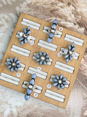 Blue Lace and Muhave and White Buffalo Rings Sno-13