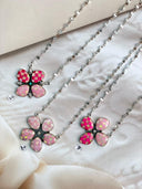 PinkMas Checkered Necklace Bag 15