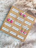 PinkMas Checkered Earrings Bag 27