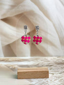 PinkMas Checkered Earrings Bag 29